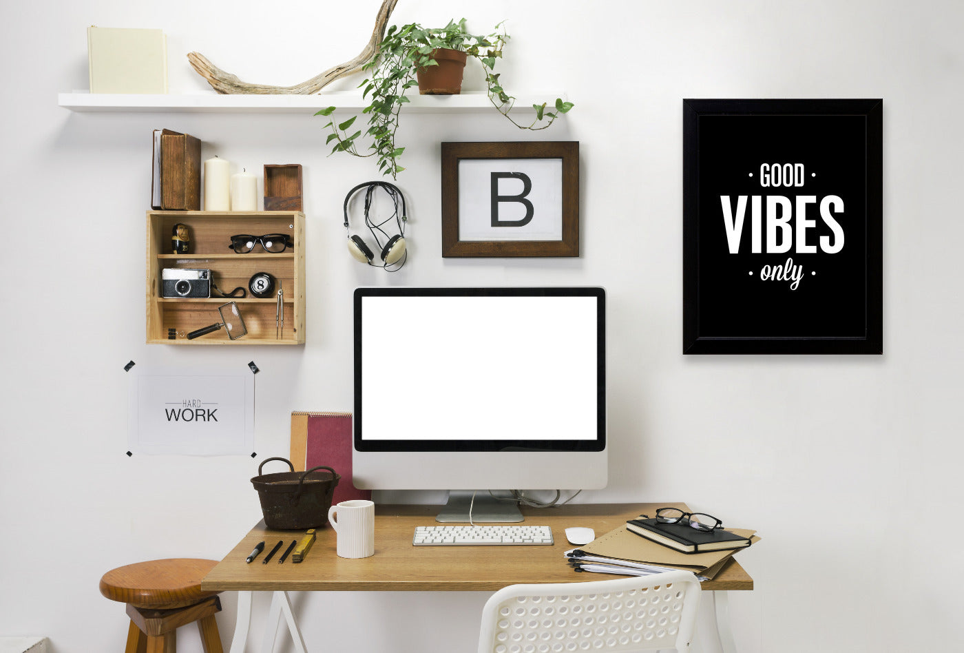 Good Vibes Only by Motivated Type Framed Print - Americanflat