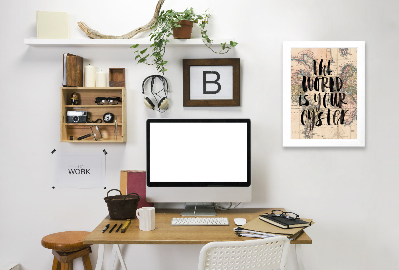 The World Is Your Oyster 2 by Motivated Type Framed Print - Americanflat