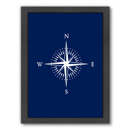 Nautical Equipment 2 Navy by Samantha Ranlet Framed Print - Americanflat