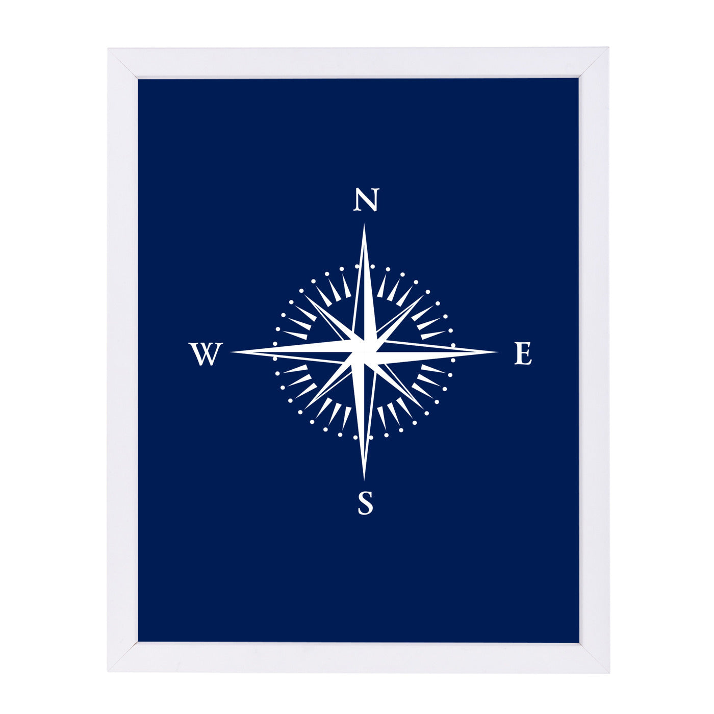Nautical Equipment 2 Navy by Samantha Ranlet Framed Print - Americanflat