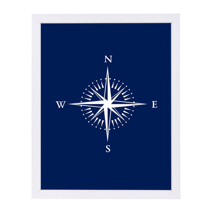 Nautical Equipment 2 Navy by Samantha Ranlet Framed Print - Americanflat