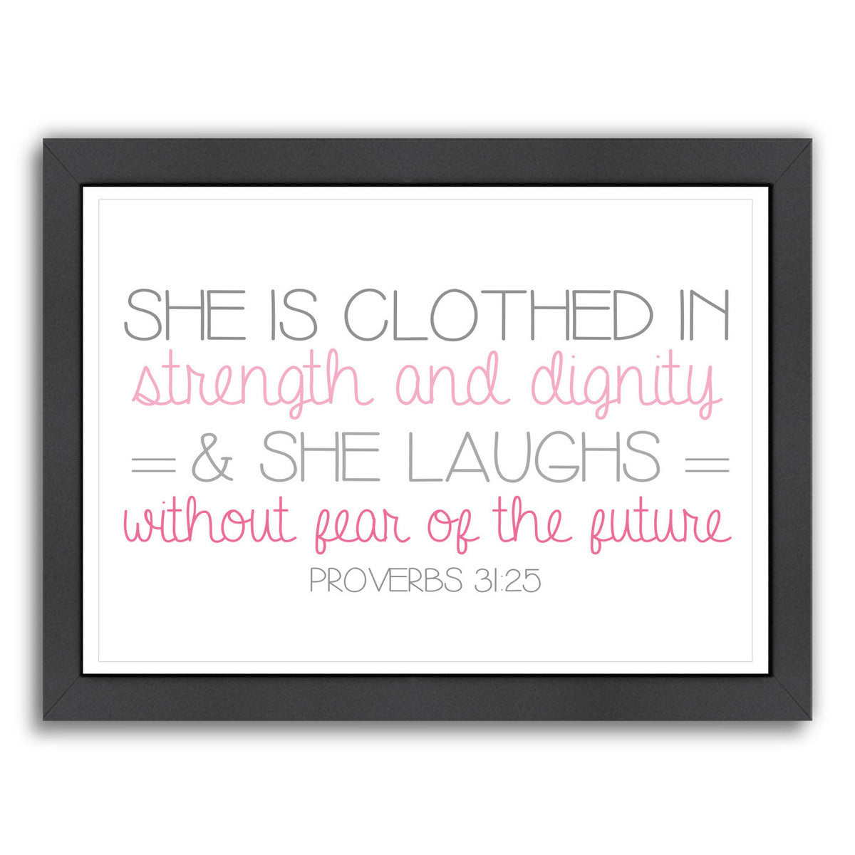Girl S Proverbs by Samantha Ranlet Framed Print - Americanflat