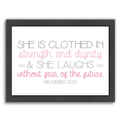 Girl S Proverbs by Samantha Ranlet Framed Print - Americanflat