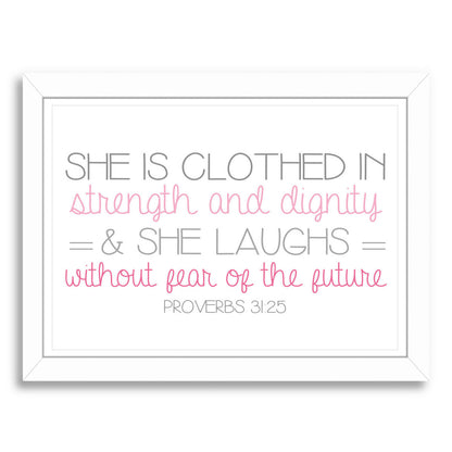 Girl S Proverbs by Samantha Ranlet Framed Print - Americanflat