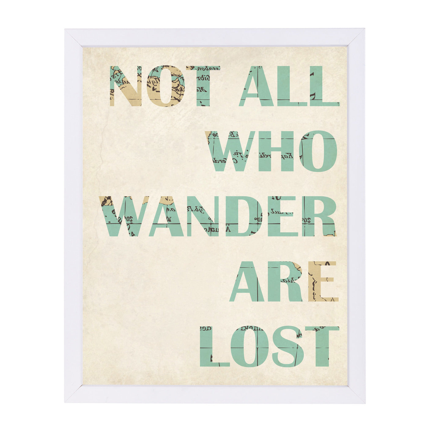 Not All Who Wander Are Lost by Samantha Ranlet Framed Print - Americanflat