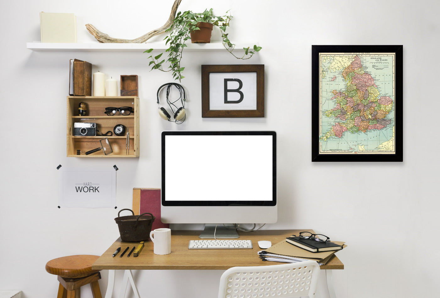 England & Wales 16X20 by Samantha Ranlet Framed Print - Americanflat