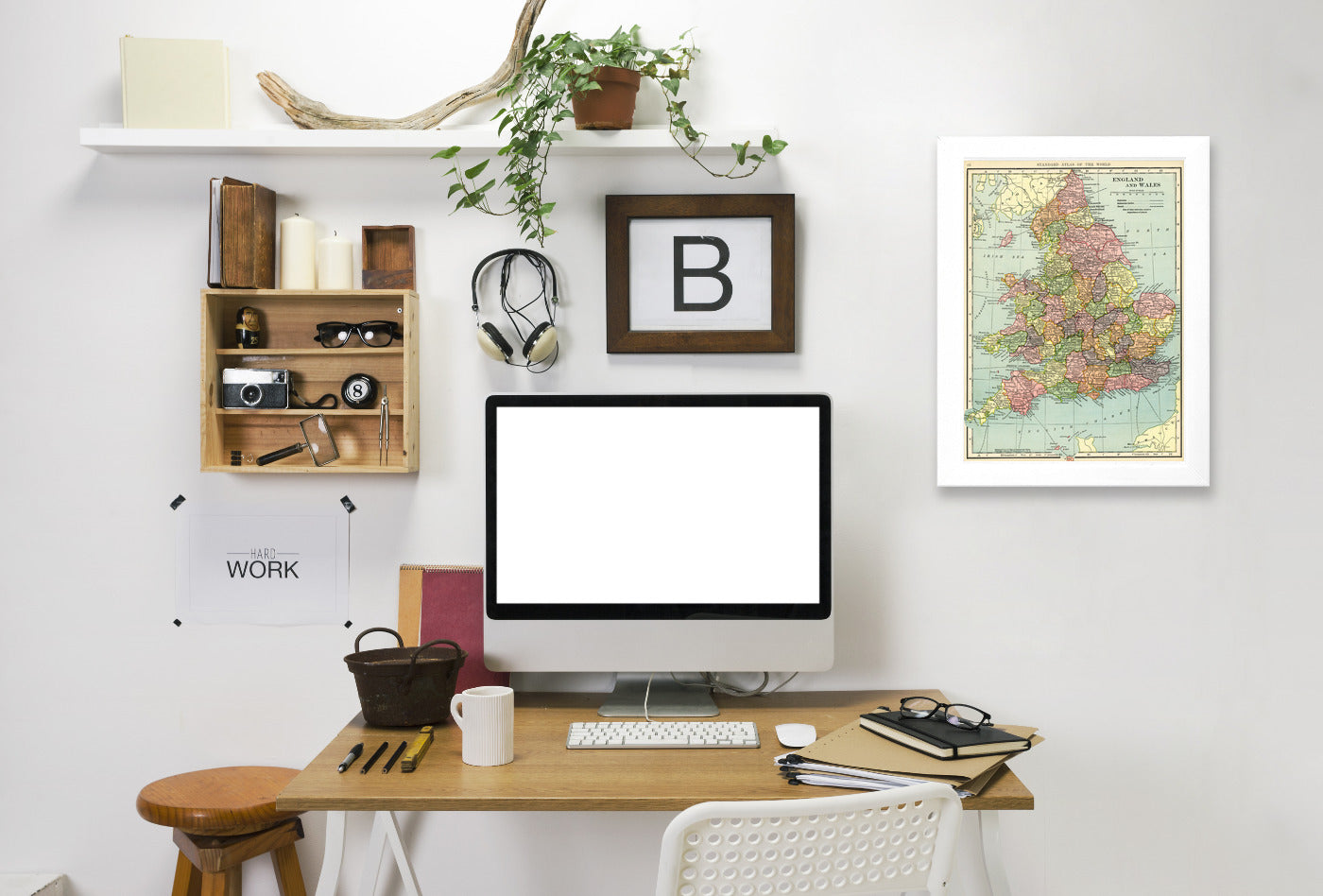 England & Wales 16X20 by Samantha Ranlet Framed Print - Americanflat