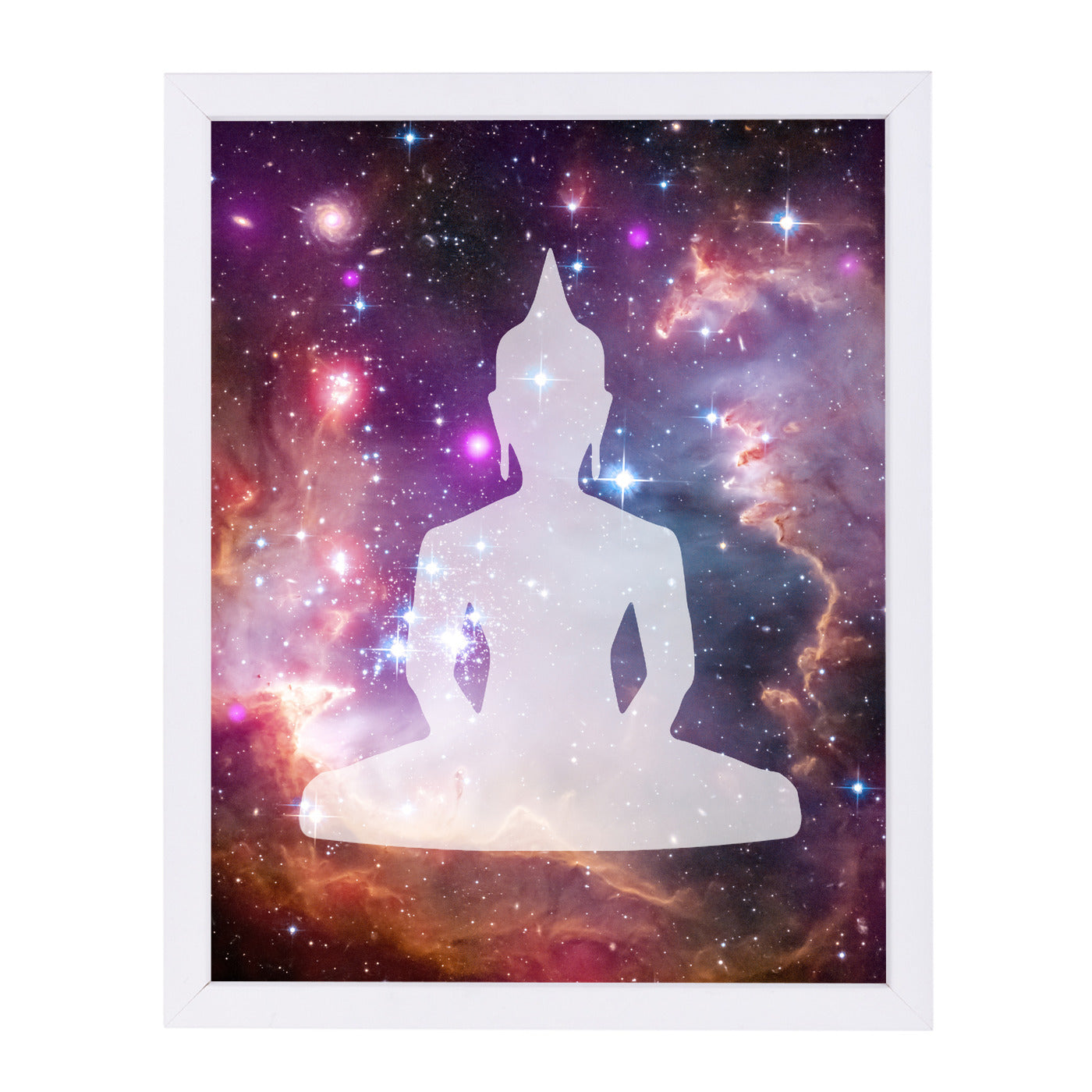 Galaxy Buddha by Samantha Ranlet Framed Print - Americanflat