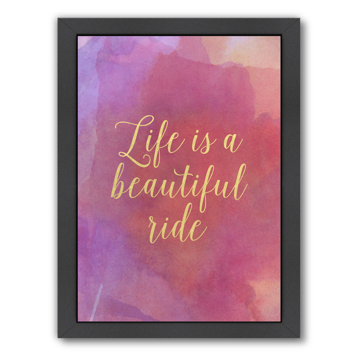 Life Is A Beautiful Ride by Samantha Ranlet Framed Print - Americanflat
