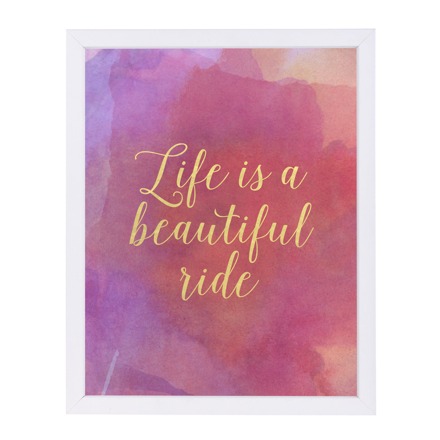 Life Is A Beautiful Ride by Samantha Ranlet Framed Print - Americanflat