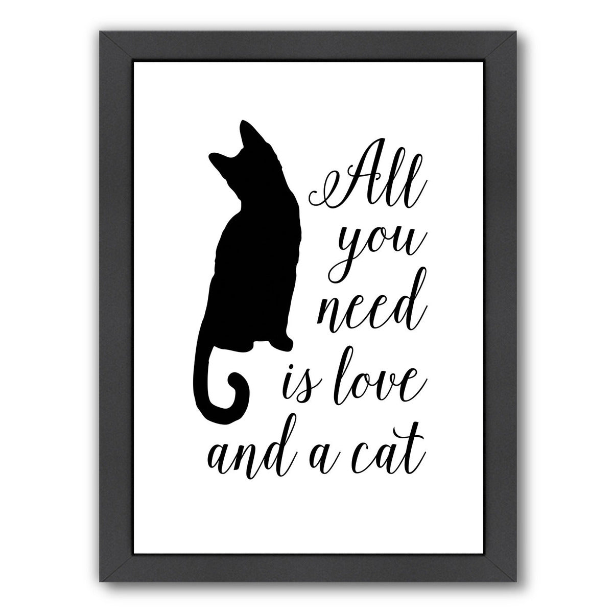Love & Cat by Samantha Ranlet Framed Print - Americanflat