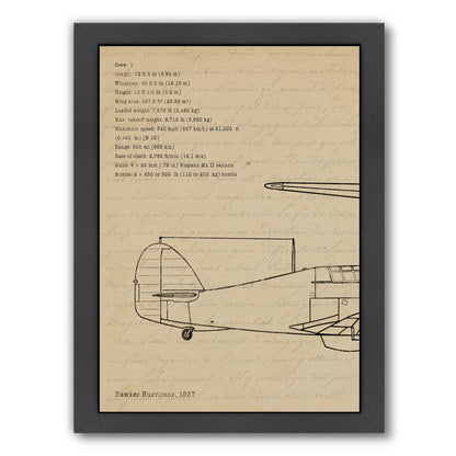 Plane Triptych 1 by Samantha Ranlet Framed Print - Americanflat