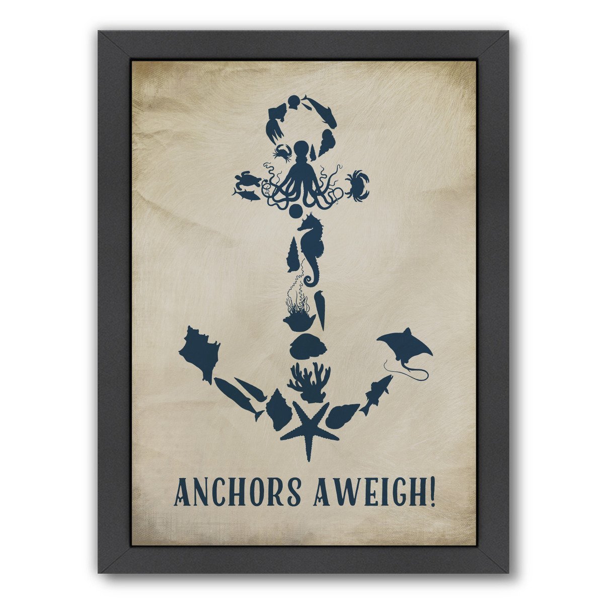 Anchors Aweigh 1 by Samantha Ranlet Framed Print - Americanflat