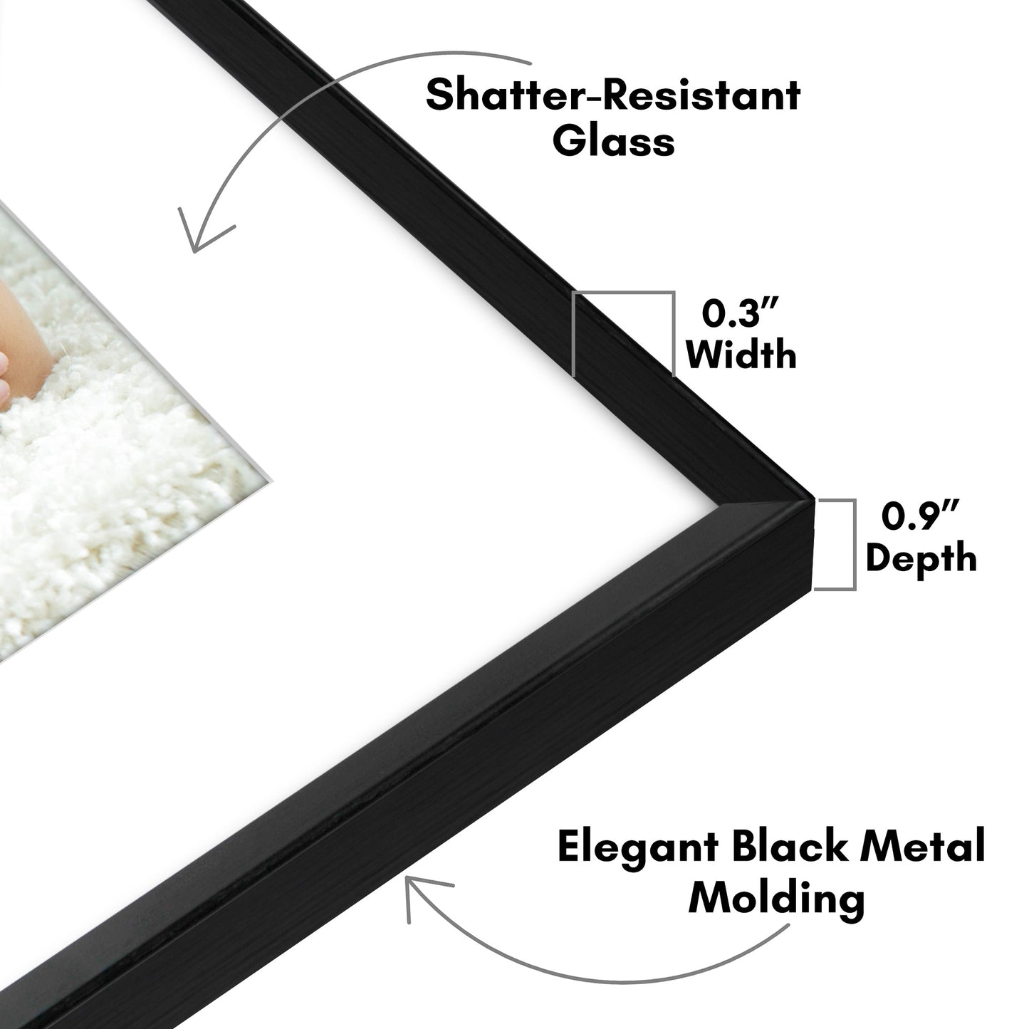 Aluminum Picture Frame | Brooklyn Portrait Collection