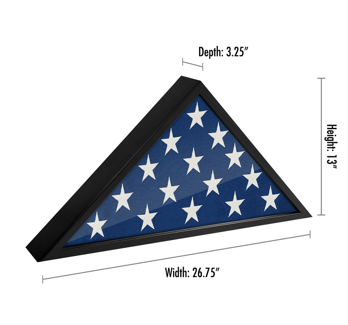 Burial Flag Display Case | Silhouette Collection