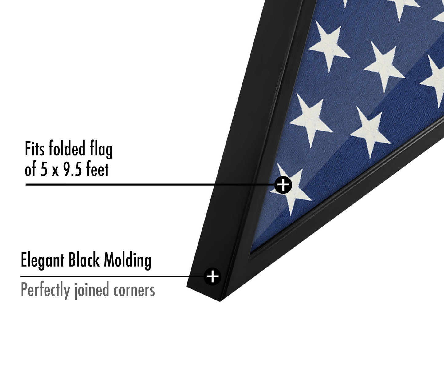 Burial Flag Display Case | Silhouette Collection
