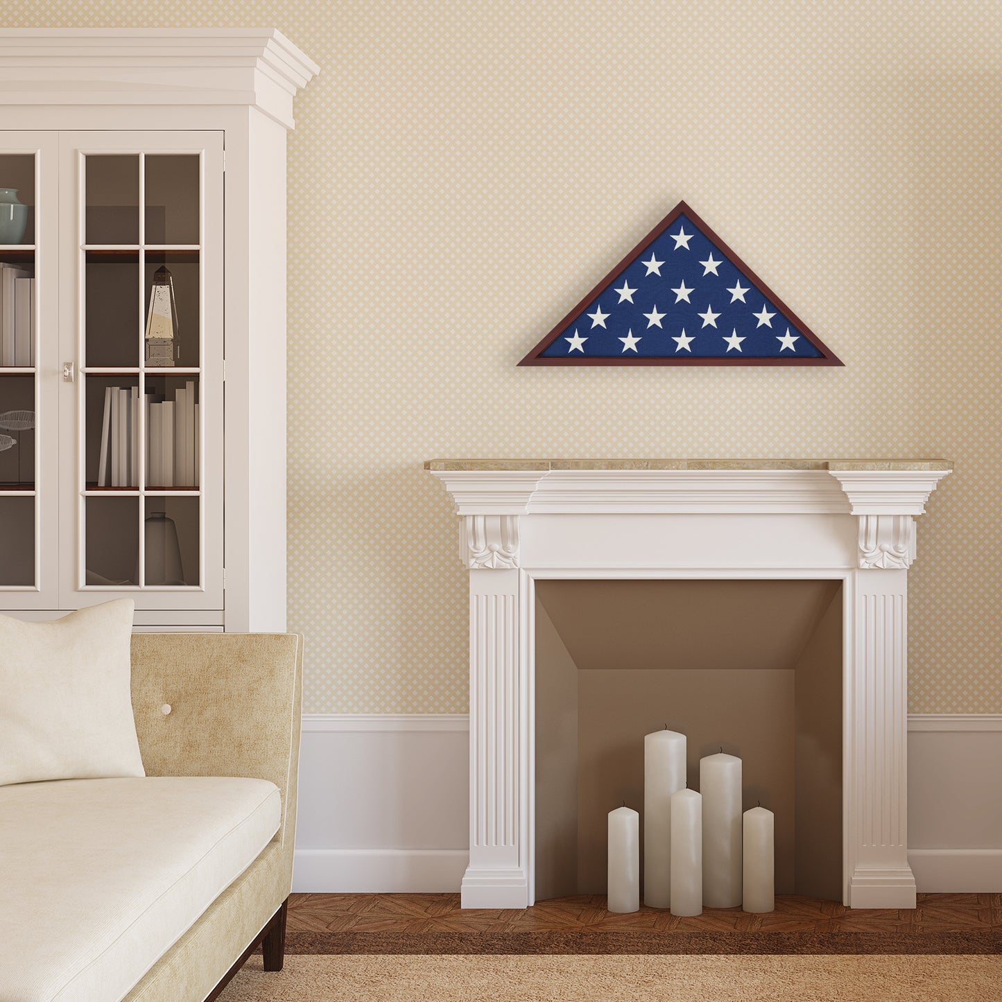 Burial Flag Display Case | Silhouette Collection