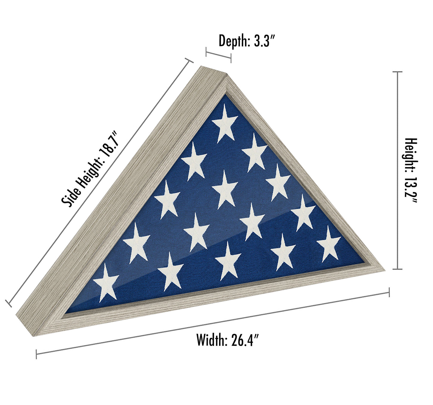 Burial Flag Display Case | Silhouette Collection