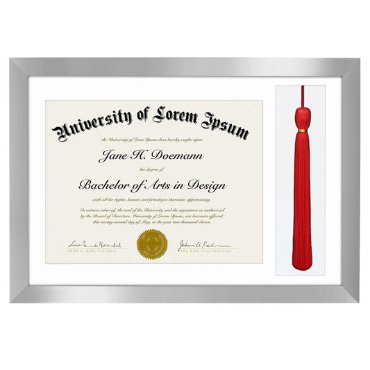 11x16 Graduation Frame | Diploma Frame and Tassel Display Duo