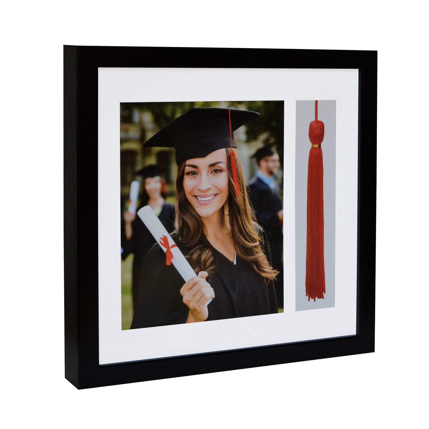13x13 Graduation Frame with 8x10 Picture Frame Duo | Choose Color