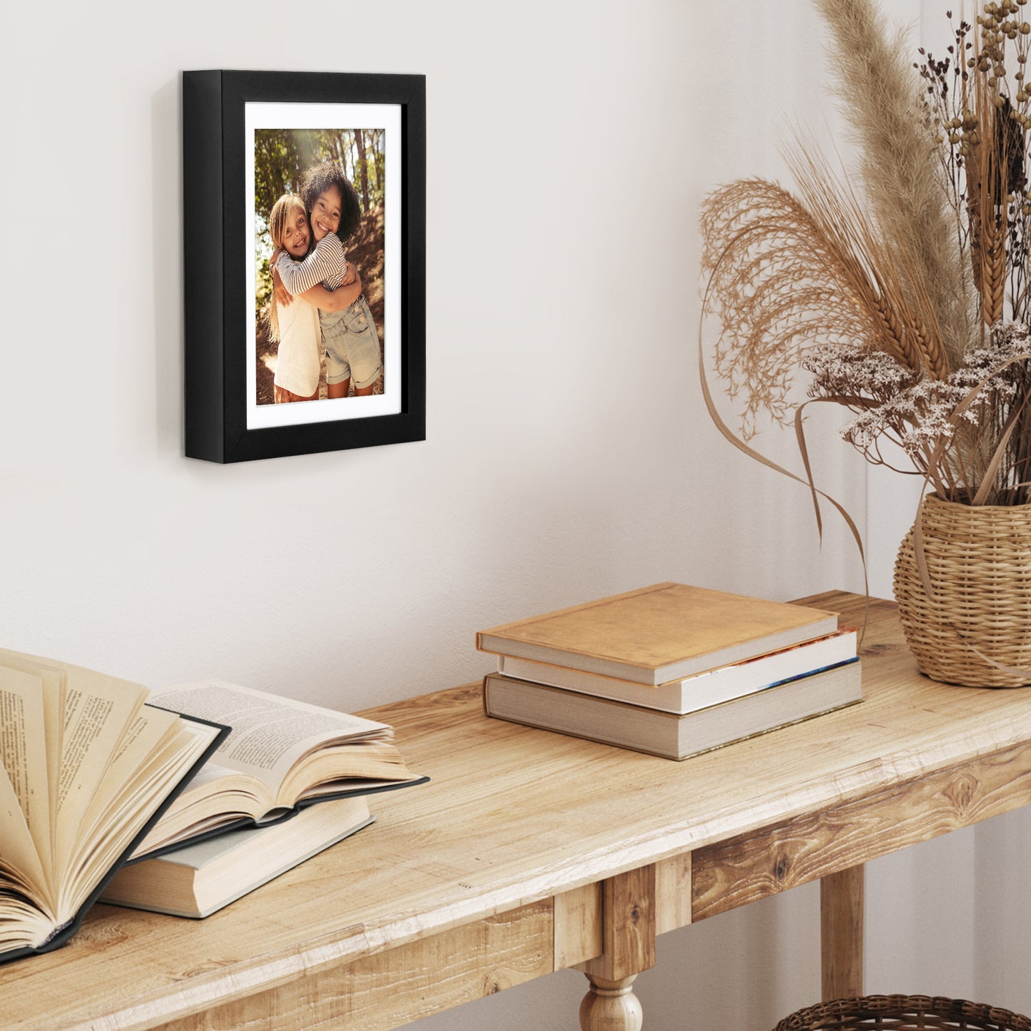 Deep Molding Picture Frame with Mat | Choose Size and Color