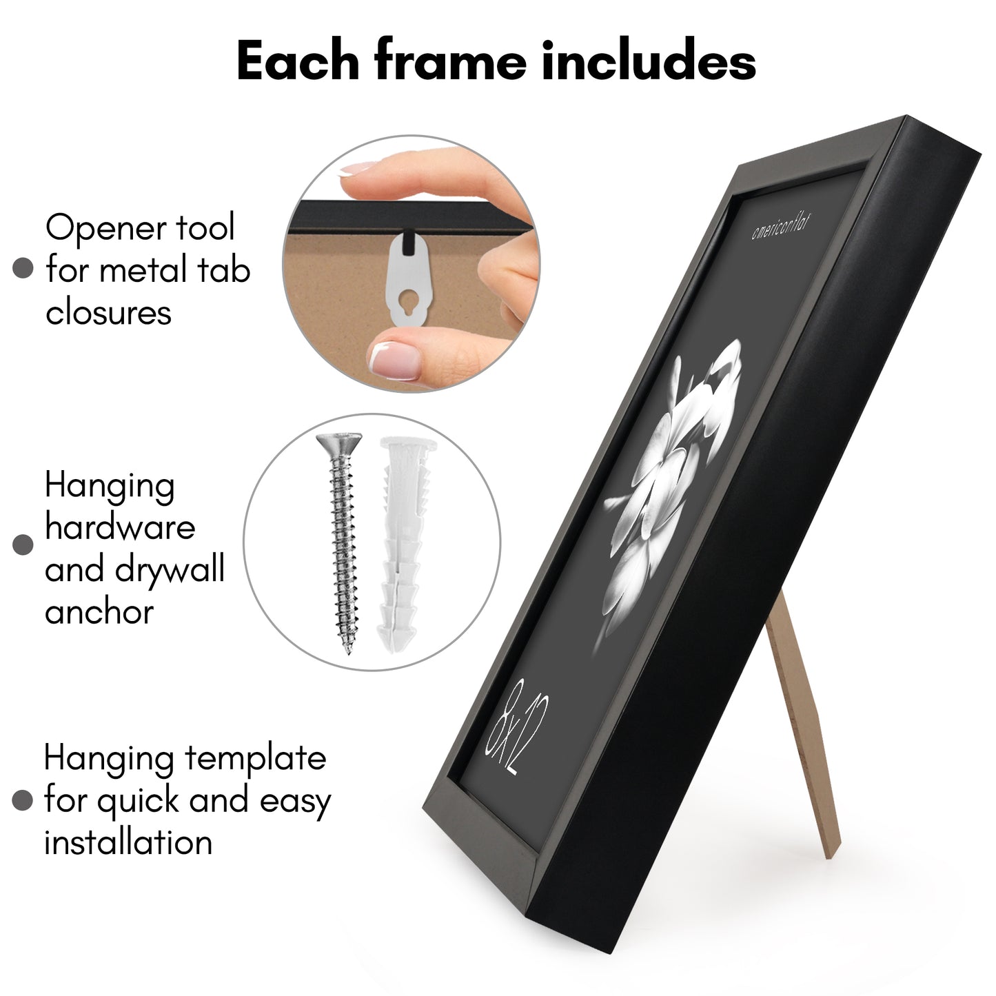 Deep Molding Frame without Mat | Choose Size and Color