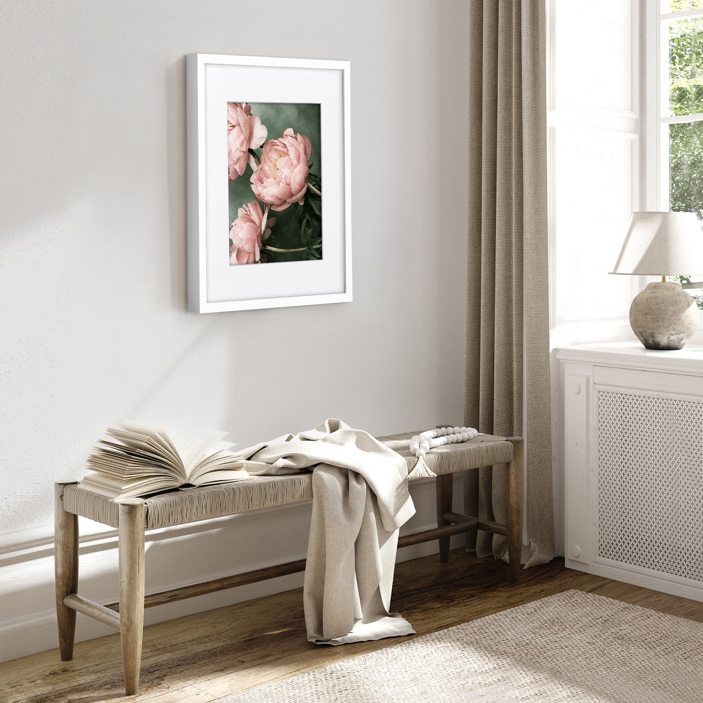 Deep Molding Picture Frame with Mat | Choose Size and Color