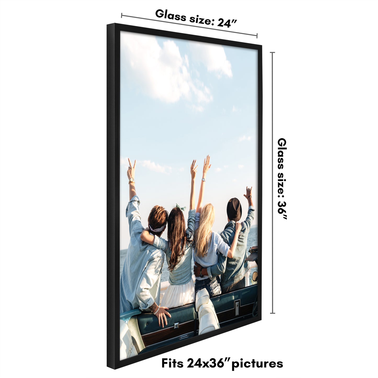 Deep Molding Frame without Mat | Choose Size and Color