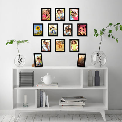 12 Pack - Picture Frames - Easel Backs - Built-in Hangers - Plexiglass Fronts - Picture Frame - Americanflat