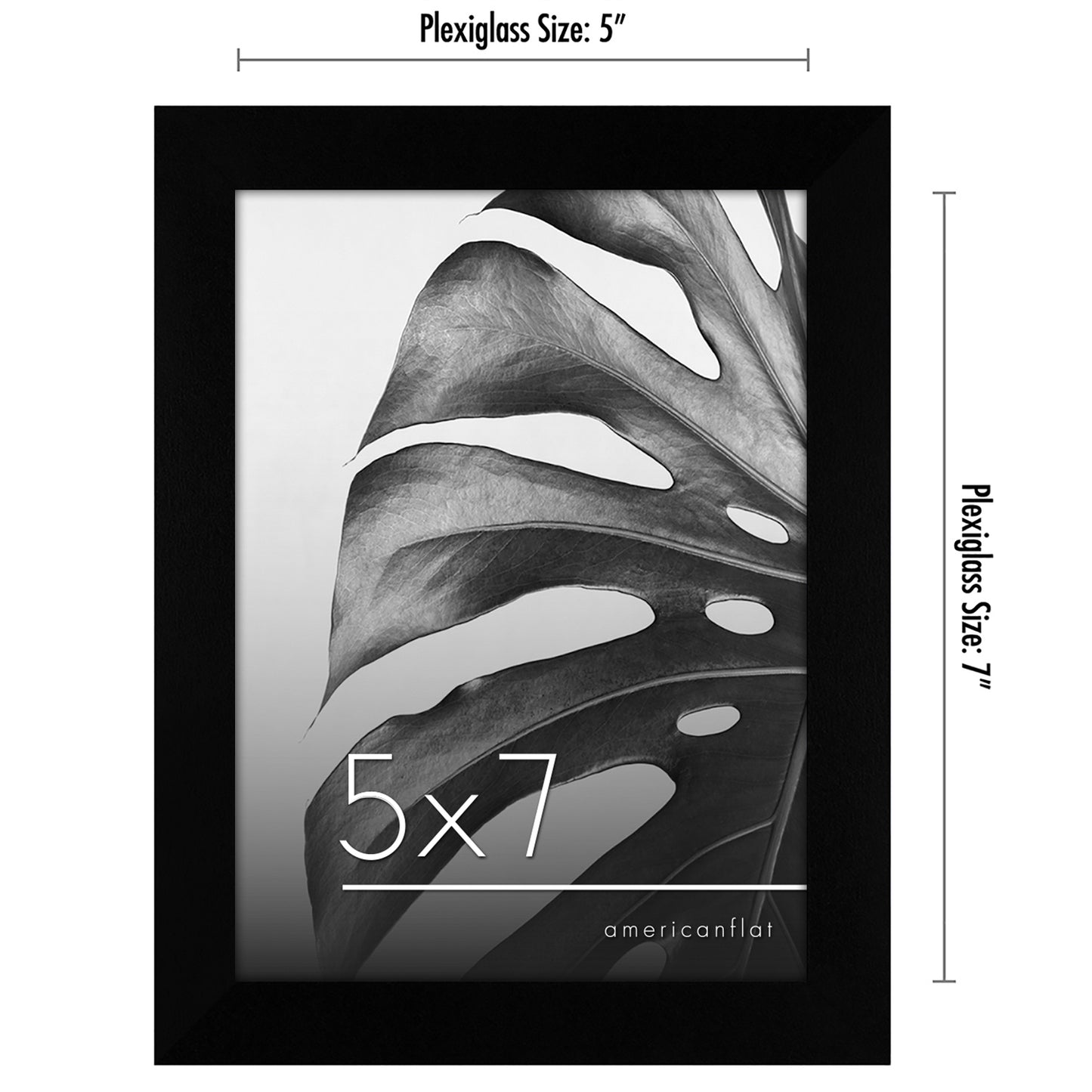 6 Piece - Gallery Wall Picture Frame Set | Black