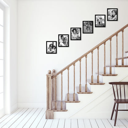 6 Pack - Picture Frames - Easel Backs - Built-in Hangers - Plexiglass Fronts - Picture Frame - Americanflat
