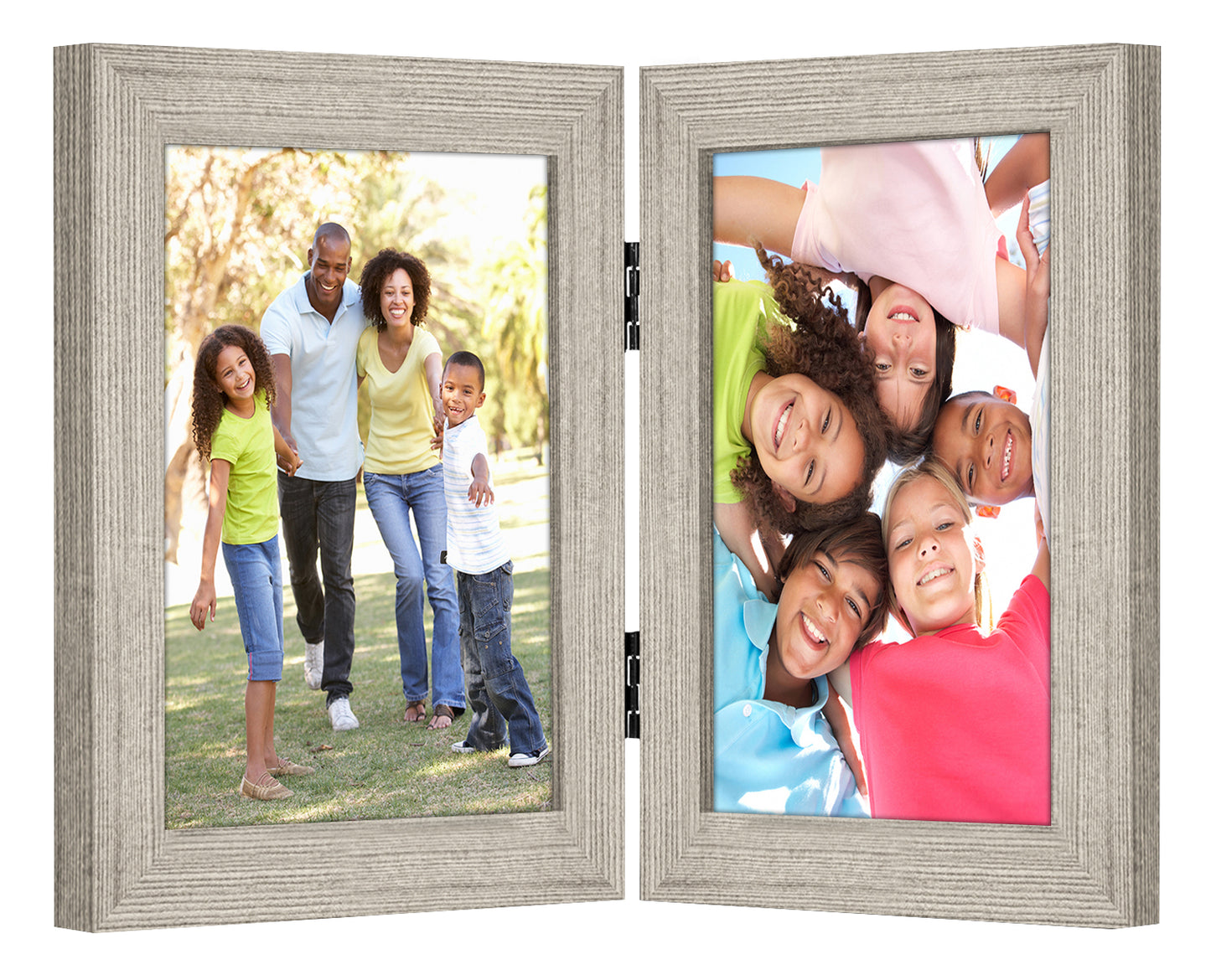 Hinged Picture Frame with Two Displays | Choose Color