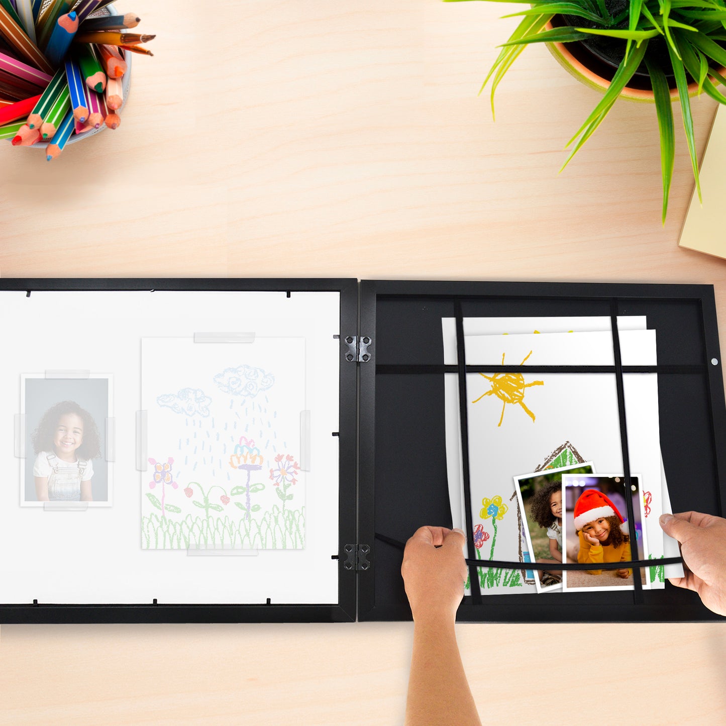 Kids Art Frame with Two Openings | My Mini Masterpiece Collection
