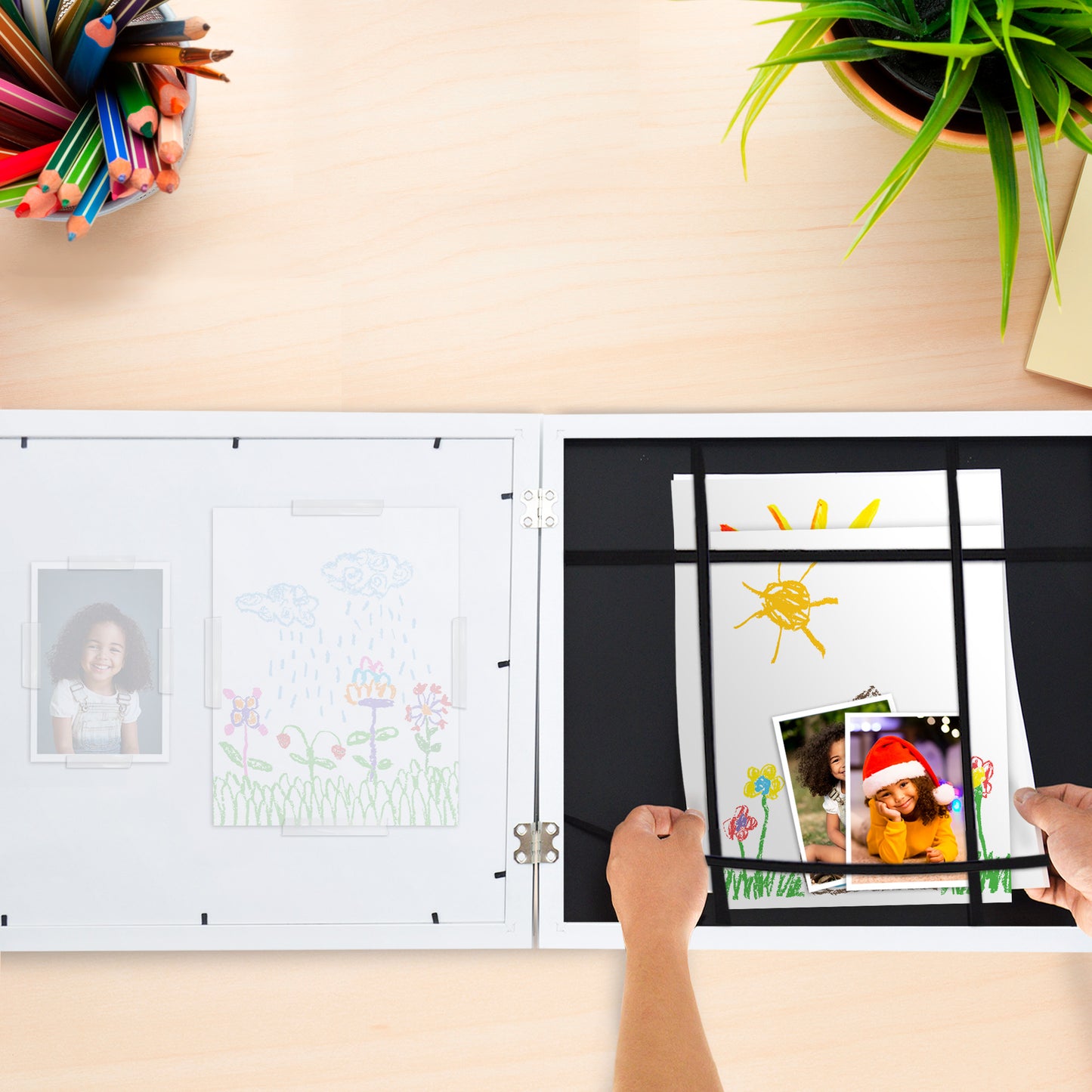 Kids Art Frame with Two Openings | My Mini Masterpiece Collection