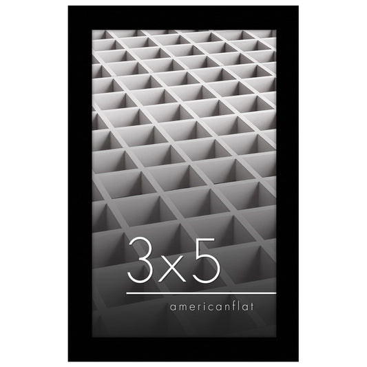 Modern Gallery Picture Frame without Mat, Black  | Streamline Collection