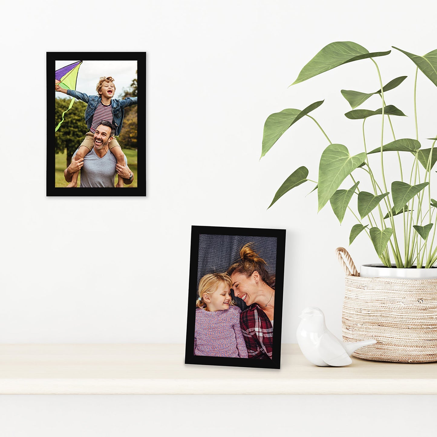 Multipack | Black Thin Border Photo Frame | Choose Size and Quantity