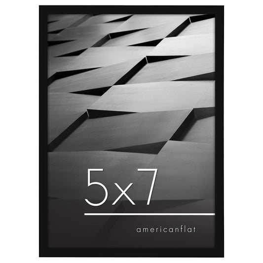 Modern Gallery Picture Frame without Mat, Black  | Streamline Collection