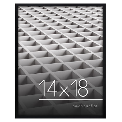 Modern Gallery Poster Frame without Mat, Black | Streamline Collection