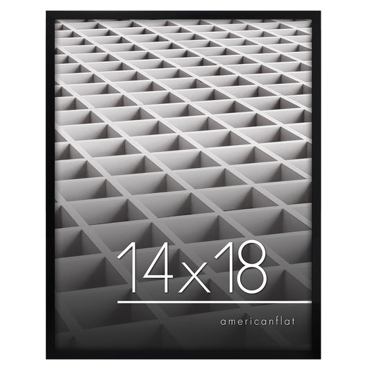 Modern Gallery Poster Frame without Mat, Black | Streamline Collection