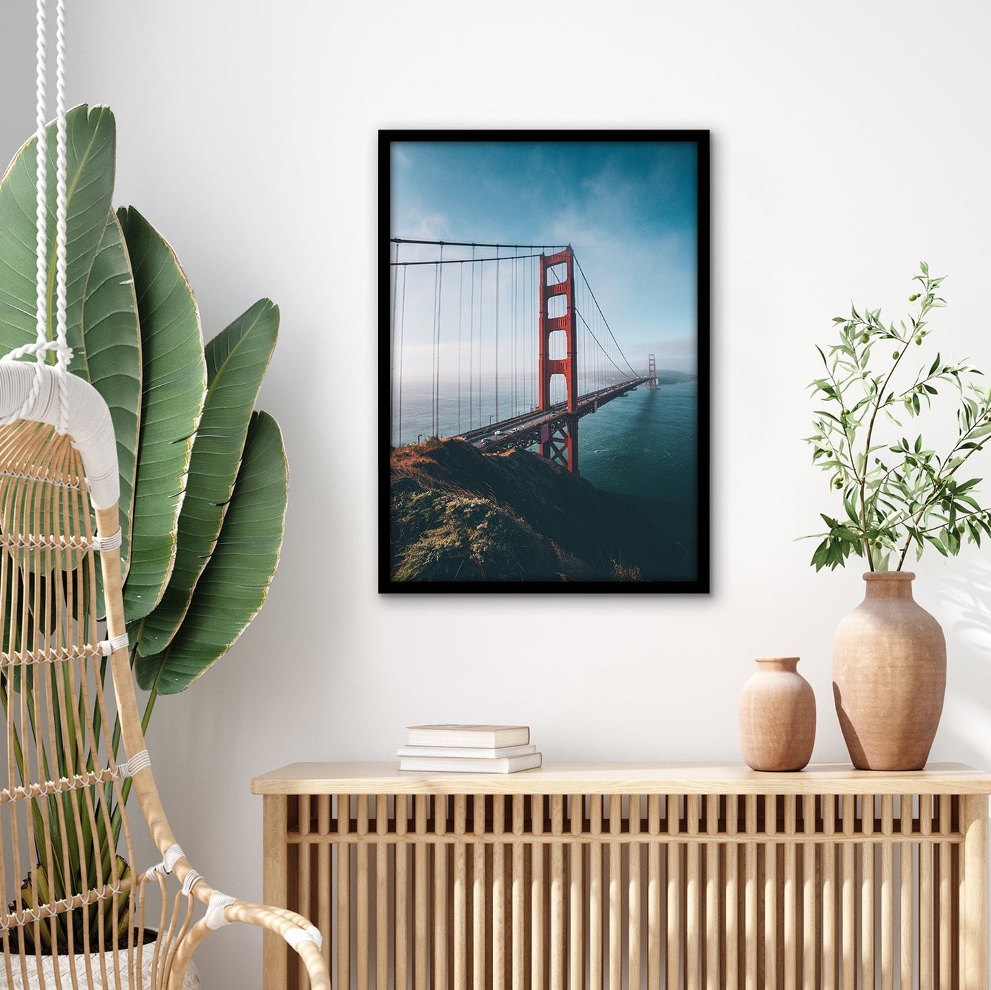 Modern Poster Frame with Thin Border | Choose Your Size