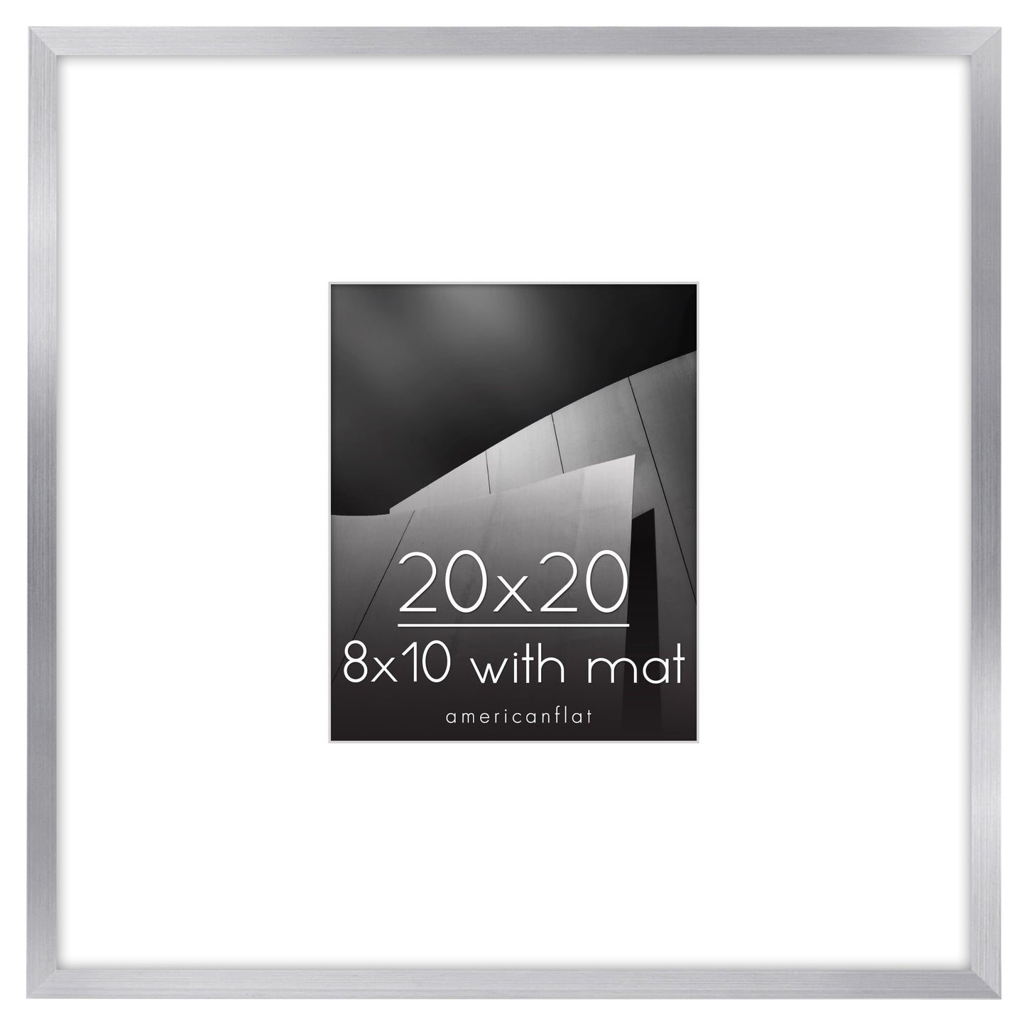 Large Matted Picture Frame | Choose Your Size and Color