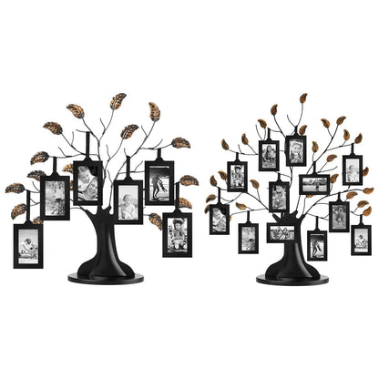 Bronze Family Tree with 6 or 12 Hanging Picture - Frame - Americanflat
