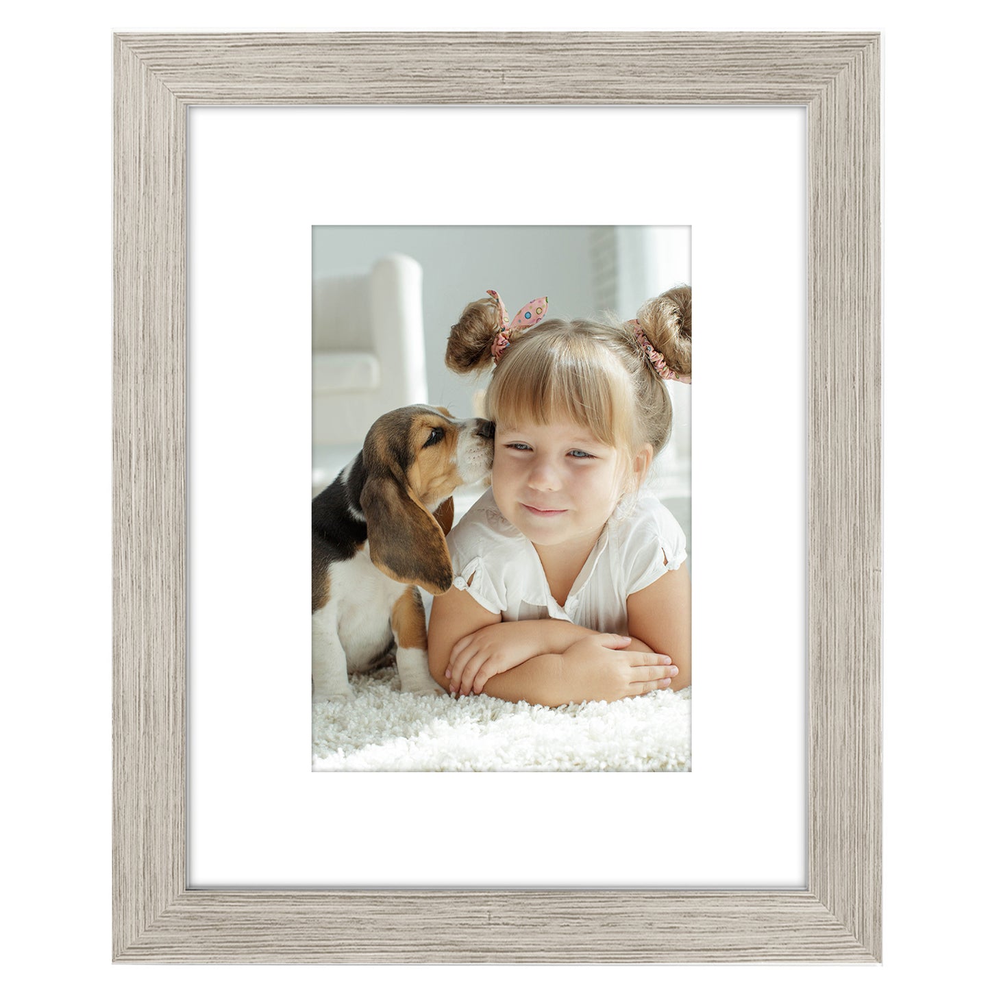 Picture Frame with Mat | Engineered Wood Photo Frame