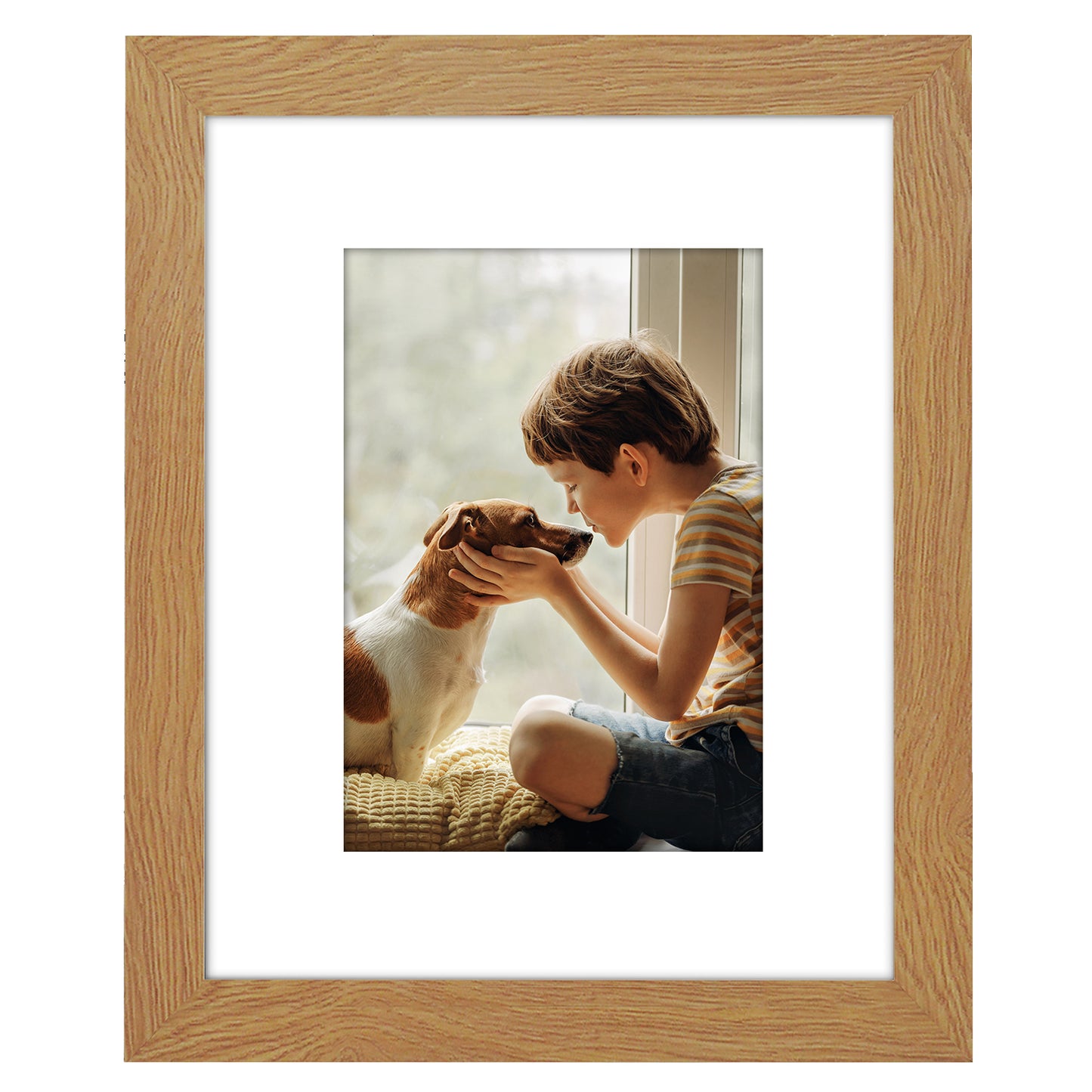 Picture Frame with Mat | Engineered Wood Photo Frame