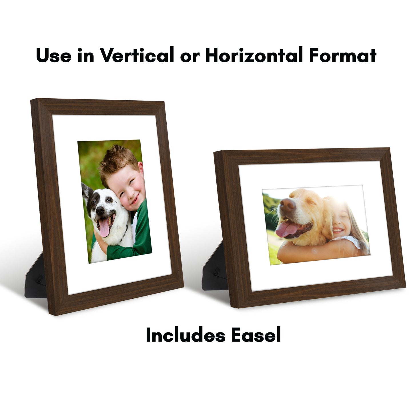 Picture Frame with Mat | Engineered Wood Photo Frame