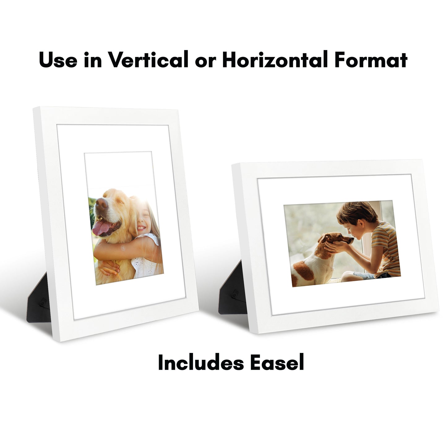 Picture Frame with Mat | Engineered Wood Photo Frame