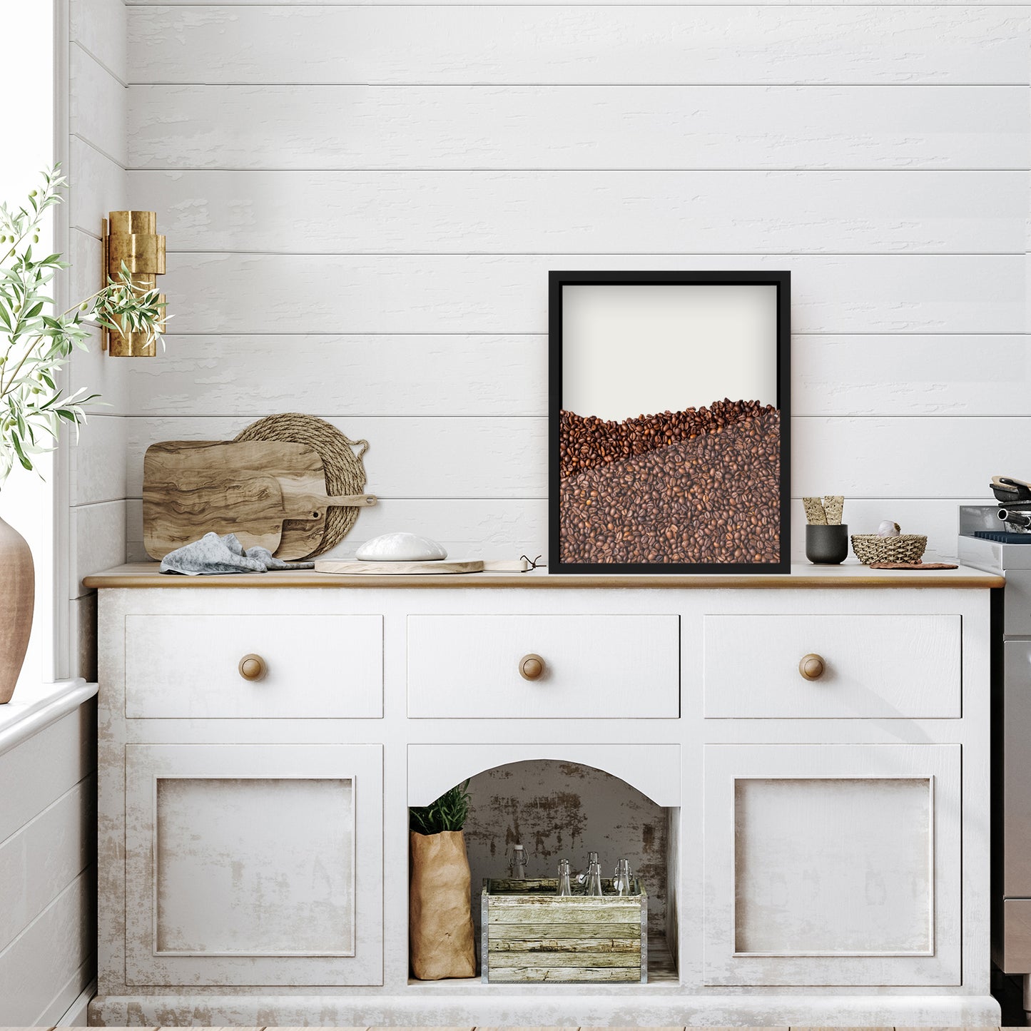 Shadow Box Frame with Soft Linen Back - Engineered Wood for Wall and Tabletop