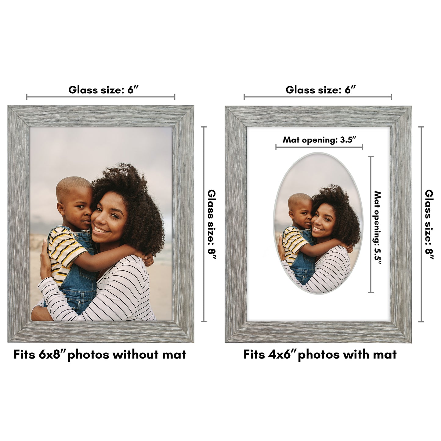 Gallery Picture Frame with Oval Mat | Signature Collection