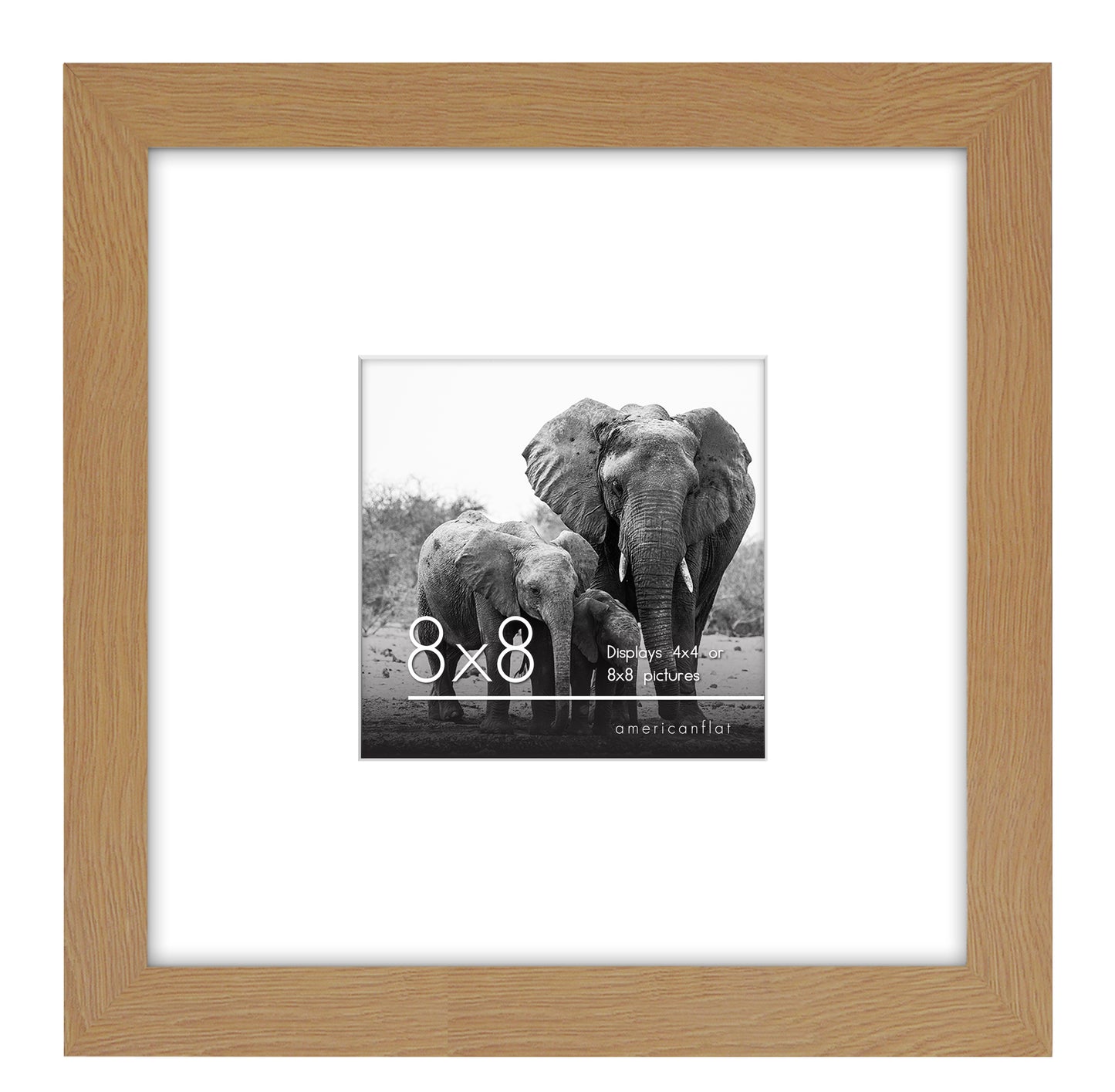 Picture Frame with Mat | Engineered Wood Photo Frame