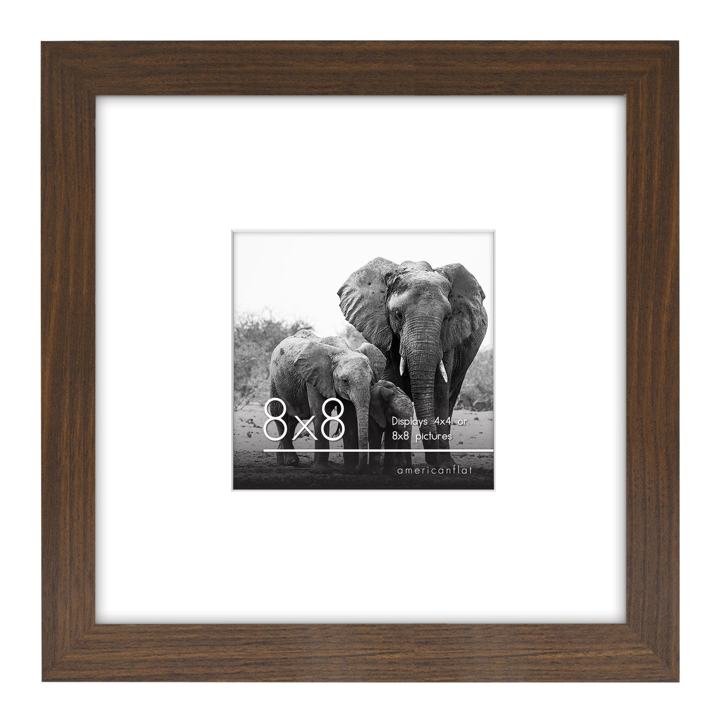 Picture Frame with Mat | Engineered Wood Photo Frame